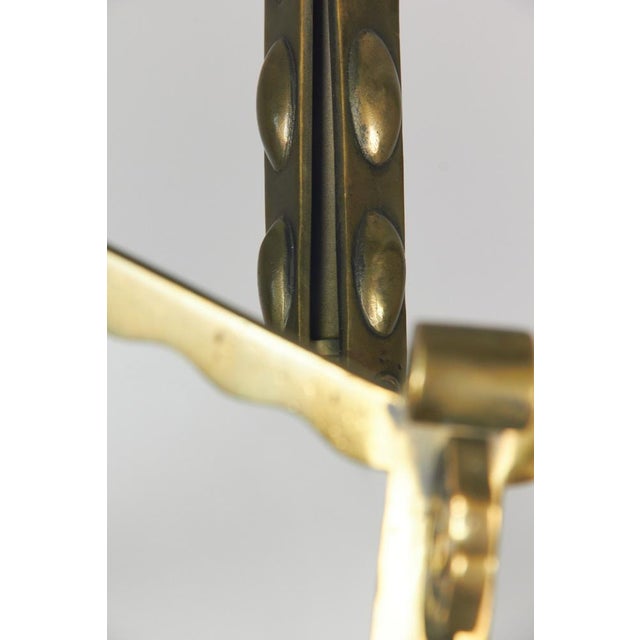 Art Deco Gilded Bronze Lantern in the style of Paolo Buffa For Sale - Image 5 of 16