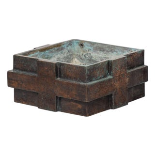 Holy Water Font in Bronze by Jan de Jong, Eindhoven, 1966 For Sale