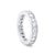 Graff 18ct White Gold Diamond Eternity Ring 1.80ct 5.53g, Size 5.5 For Sale - Image 6 of 14
