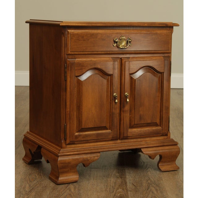 Ethan Allen Colonial Heirloom Maple Nightstand Chairish
