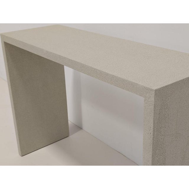 Console Table in Stone For Sale - Image 11 of 11