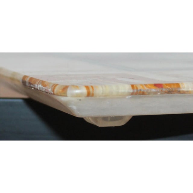 1940's Marble Gaming Table W/Custome Made Frame For Sale - Image 9 of 9