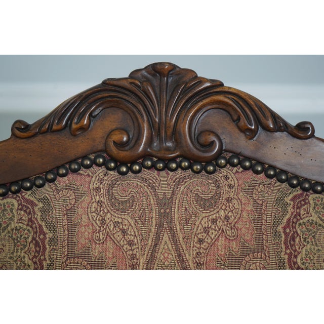 Set of 8 Henredon Continental Style Upholstered Dining Room Chairs For Sale - Image 14 of 18