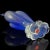 Vintage Seguso Murano Cobalt Blue Opal Gold Flecks Italian Art Glass Mid-Century Bird Sculpture For Sale In Orlando - Image 6 of 8