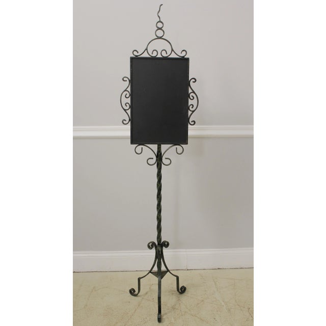 Paint Decorated Iron Base Fire Screen For Sale In Philadelphia - Image 6 of 7