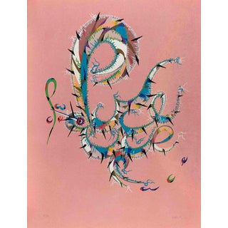 Rafael Alberti, Letter P, 1972, Lithograph For Sale
