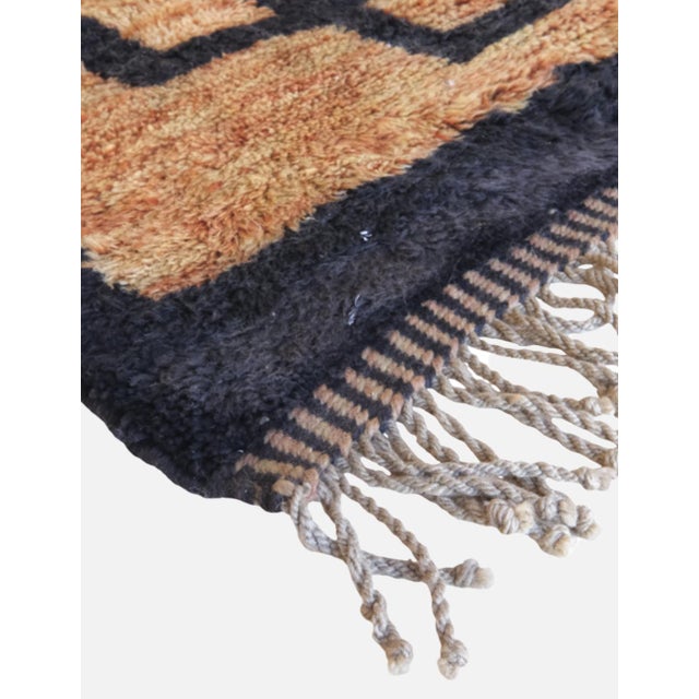 Contemporary Handknotted Moroccan Beni MRirt Rug - 10.4 X 7.1 Ft For Sale - Image 3 of 8