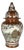 19th Century Meiji Kutani Satsuma Lidded Vase: Hand-Painted Cranes & Scholars For Sale