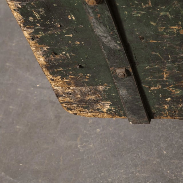 Industrial Box Trolley in Oak, 1890s For Sale - Image 11 of 13