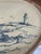 1950s Mid 20th Century Coastal Studio Pottery Dish With Hand-Painted Lighthouse Coastal Scene. For Sale - Image 5 of 11