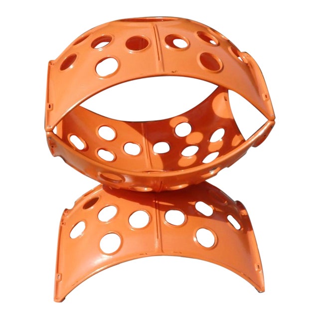 Large Modular Cast Aluminum Orange Yard Art Indoor Outdoor Playground Sculpture For Sale