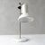 Total height: 43 cm Base diameter: 17 cm Shade diameter: 16 cm Lamp uses one bulb type E27, max 60W. This piece has an...