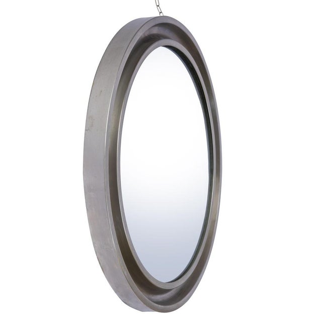 Sergio Mazza Vintage Round Mirror by Sergio Mazza for Artemide, Italy, 1961 For Sale - Image 4 of 5