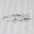 0.82ctw Round Diamond Engagement Ring 14k White Gold Size 7 Cathedral Band For Sale In Greensboro - Image 6 of 8