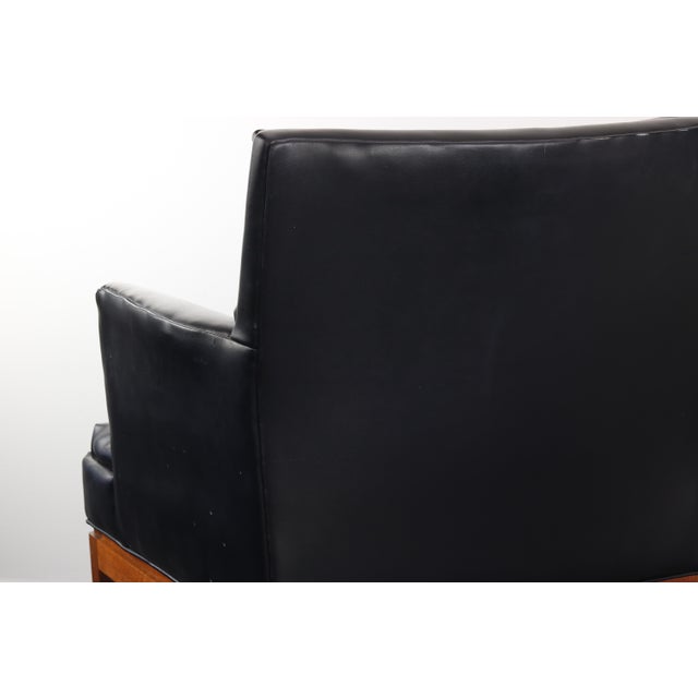 Mid Century Modern Leather Lounge Chairs by Marble in Manner of Risom - a Pair For Sale In Orlando - Image 6 of 13