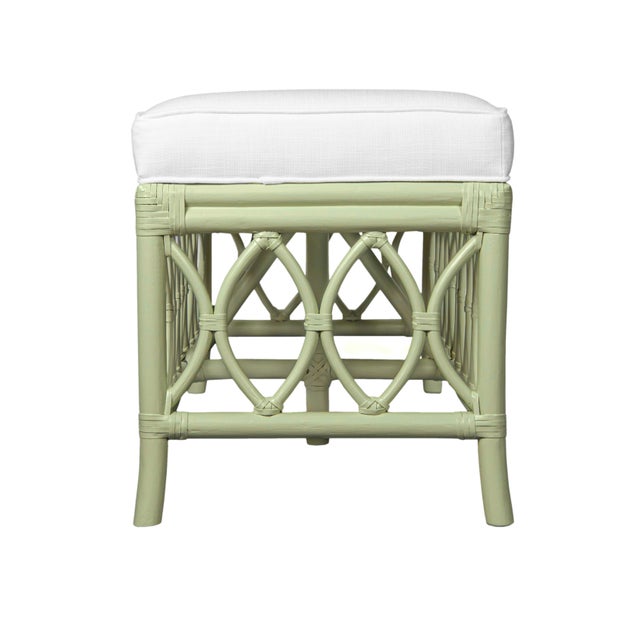 Wood Lillian Bench - Celery Green For Sale - Image 7 of 8