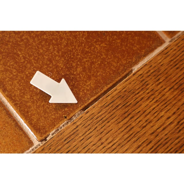 Stickley Mission Collection Oak Tile Top Coffee Table For Sale - Image 17 of 18