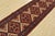 An authentic vintage traditional Roodbar rug hand-knotted with fine wool and natural dyes. This oriental rug features a...