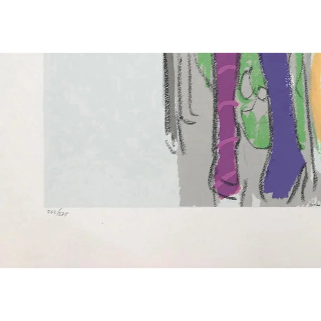 Serigraph on paper. Hand signed and numbered by the artist. Image size approx 28.5 x 21 inches. Edition of 275. Artwork is...