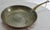 French copper frying pan. Hand-forged with a brass handle. Very heavy with a nice aged patina. Handle length: 7.5. Forged...