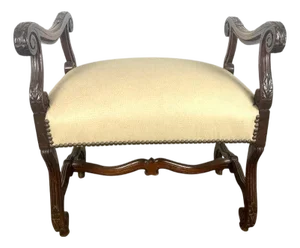 19th C. Italian Baroque Style Bench