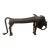 Decorative African Bronze Statue, in the Manner of Benin Fon Dog For Sale