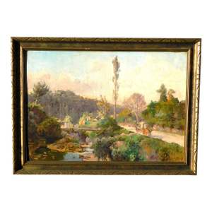 French Impressionist Jacques Morion, b.1862 Oil Painting