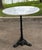 French Vintage French Marble Top Pub Table For Sale - Image 3 of 9