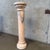 Add a touch of timeless elegance to your space with this exquisite vintage blush marble pedestal, crafted in Italy....