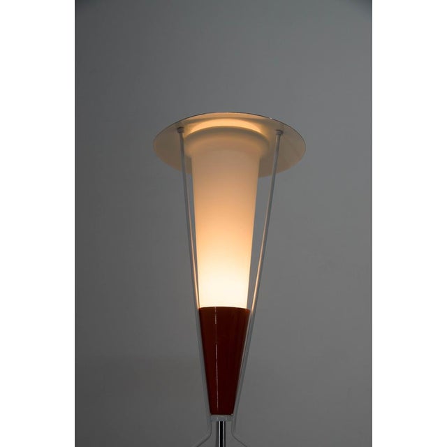 Orange Floor Lamp from Drukov, Czechoslovakia, 1960s For Sale - Image 8 of 10