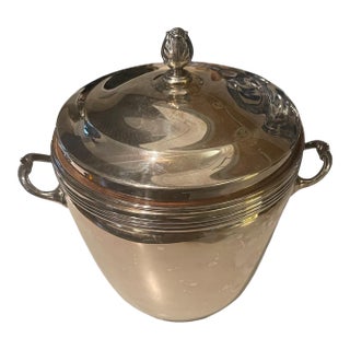 1960s Sheffield Silver Plated Ice Bucket For Sale