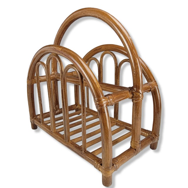Rockin' the 1970's with this bamboo magazine rack. A great place to stash your vintage Architectual digests as it is the...