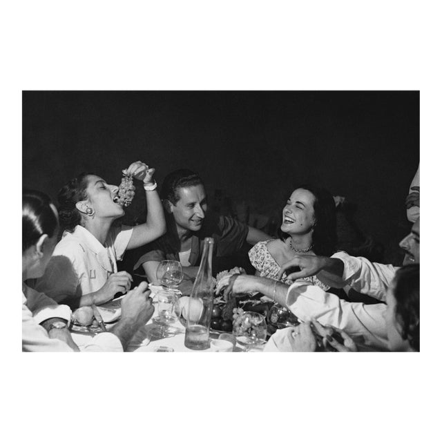 Italian Party, Silver Gelatin Fibre Print, 1949 For Sale