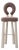 Mary Bar Chair with Upholstered Legs by Ottiu For Sale