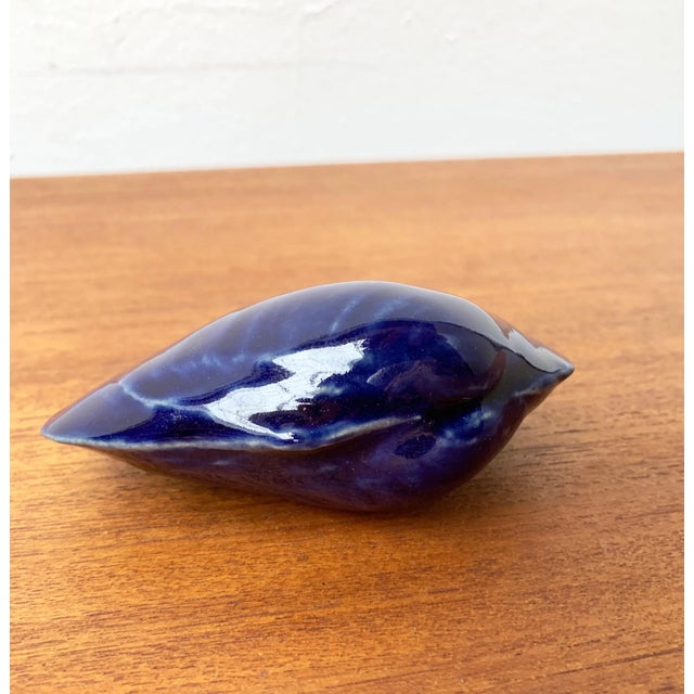 Vintage Ceramic Shell Sculpture For Sale - Image 5 of 18