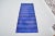 Anatolian Blue Striped Wool Kilim Runner Rug, in Flawless conditions. Designed 1960 to 1969