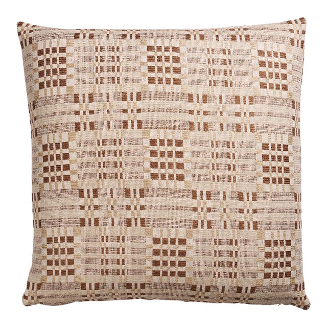 Schumacher Brimfield 20" Pillow In Fawn For Sale