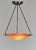 1920s French Art Deco Pendant Light by Daum & Majorelle - 1925 Chandelier France For Sale - Image 5 of 11