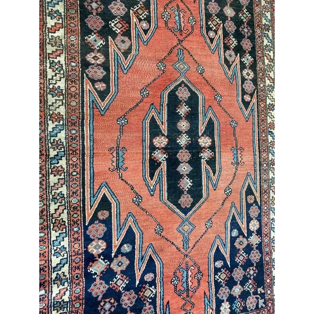 Vintage Kurdish Zanjan Rug For Sale - Image 6 of 12
