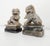Stone Vintage Carved Soapstone Chinese Foo Dogs- a Pair For Sale - Image 7 of 12