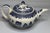 Chinoiserie Vintage Blue Willow Teapot – Made in England Cobalt Transferware For Sale - Image 3 of 9
