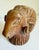 Brown Carved Wood Rams Head Bookends by Sarreid Spain 1970s - A Pair For Sale - Image 8 of 13