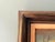 Vintage Signed European Countryside Sunset Landscape Oil Painting in Wood Frame For Sale In Charlotte - Image 6 of 15