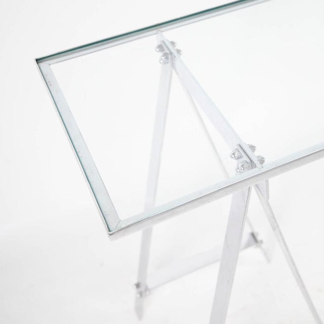 Stainless Steel Console Table, 1970s For Sale - Image 11 of 13