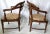 Mid 20th Century Country Ladderback Tub Chairs- a Pair For Sale In West Palm - Image 6 of 13
