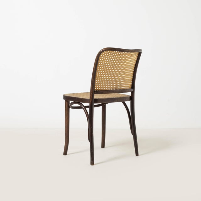 Vintage Model 811 Dining Chairs by Josef Hoffmann, Poland, 1980, Set of 4 For Sale - Image 9 of 13