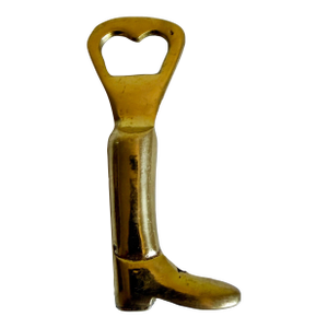 Equestrian Brass Riding Boot Bottle Opener