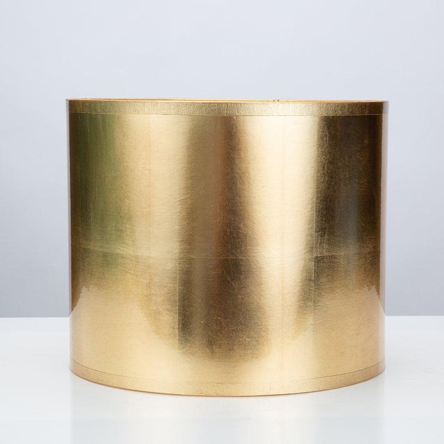 Round Gold Foil Lamp Shade Chairish