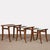 Walnut Nesting Tables by Maxime Old, 1940, Set of 3 For Sale - Image 10 of 10