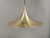 ‘golden’ semi-pendant lamp, designed by claus bonderup & torsten thorup for fog & mørup denmark in 1974. this is one of...